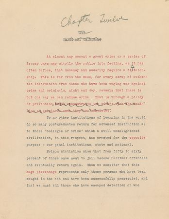 Lot #7101 Franklin D. Roosevelt Hand-Corrected Manuscript: 'Looking Forward' - Image 5
