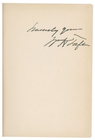 Lot #7068 William H. Taft Signed Book: 'Four Aspects of Civic Duty' - Image 2