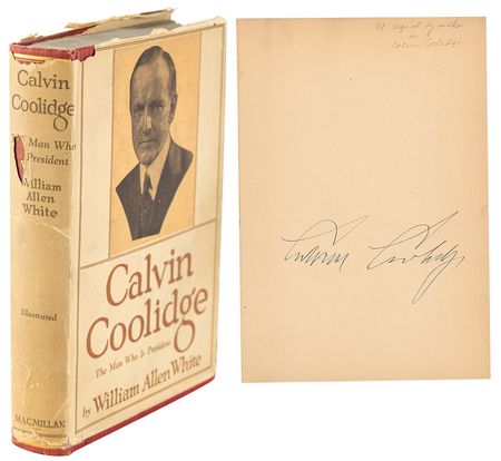 Lot #7091 Calvin Coolidge Signed Book: 'The Man Who Is President' - Image 1