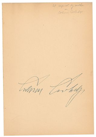 Lot #7091 Calvin Coolidge Signed Book: 'The Man Who Is President' - Image 2