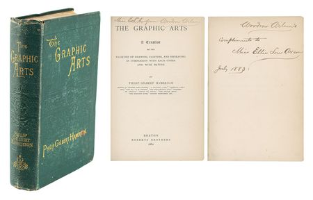 Lot #7080 Woodrow Wilson Signed Book: 'The Graphic Arts' - Image 1