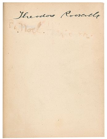 Lot #7055 Theodore Roosevelt Signed Book: '1901 State of the Union' - Image 2
