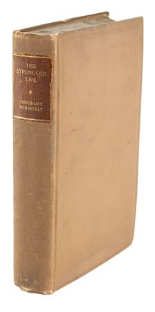 Lot #7063 Theodore Roosevelt Signed Book: 'The Strenuous Life' - Image 3