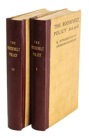 Lot #7065 Theodore Roosevelt Signed Books: 'The Roosevelt Policy' - Image 5