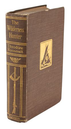 Lot #7064 Theodore Roosevelt Signed Book: 'The Wilderness Hunter' - Image 4