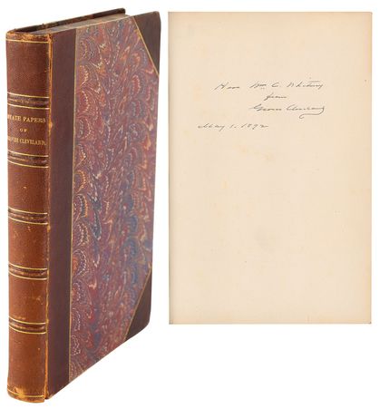 Lot #7047 Grover Cleveland Signed Book: 'The Public Papers, 1885-1889' - Image 1