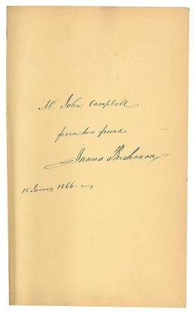 Lot #7029 James Buchanan Signed Book: 'Mr. Buchanan's Administration on the Eve of the Rebellion' - Image 2