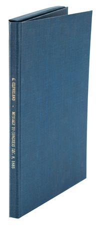 Lot #7048 Grover Cleveland Signed Booklet: '1885 State of the Union' - Image 3