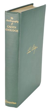 Lot #7090 Calvin Coolidge Signed Book: 'The Autobiography of Calvin Coolidge' - Image 4