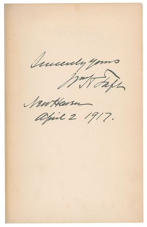 Lot #7071 William H. Taft Signed Book: 'Presidential Addresses and State Papers' - Image 2