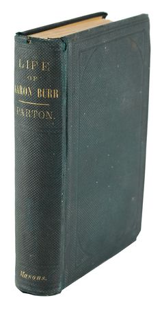 Lot #7027 Franklin Pierce Signed Book: 'Life of Aaron Burr' - Image 3