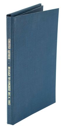 Lot #7042 Chester A. Arthur Signed Booklet: '1883 State of the Union' - Image 3