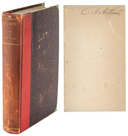 Lot #7041 Chester A. Arthur Signed Book: 'My Novel' - Image 1