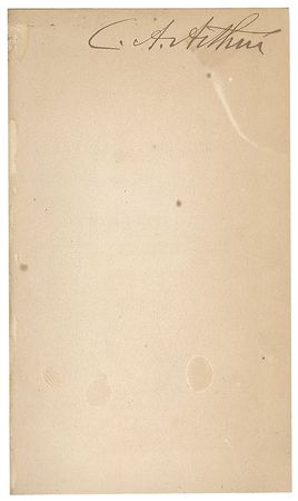 Lot #7041 Chester A. Arthur Signed Book: 'My Novel' - Image 2
