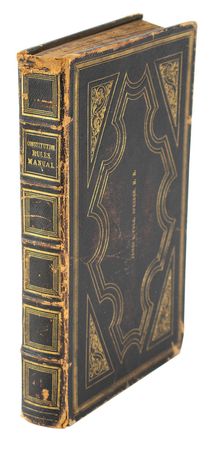 Lot #7018 James K. Polk Signed Book: 'Constitution of the United States of America: Rules of the House of Representatives' - Image 3