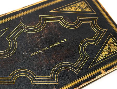 Lot #7018 James K. Polk Signed Book: 'Constitution of the United States of America: Rules of the House of Representatives' - Image 5