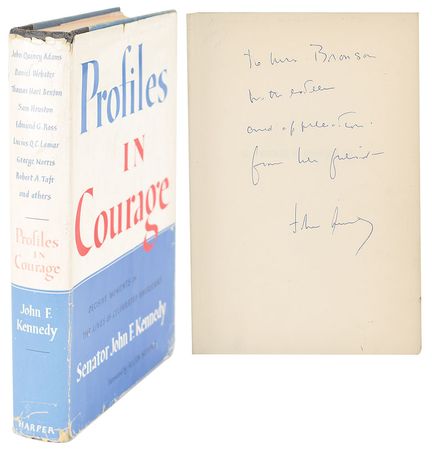 Lot #7110 John F. Kennedy Signed Book: 'Profiles in Courage' - Image 1