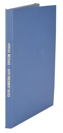 Lot #7035 Rutherford B. Hayes Signed Booklet: '1878 State of the Union' - Image 2