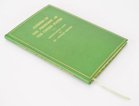 Lot #7078 Woodrow Wilson Signed Book: 'Declaration of War Against Germany' - Image 4