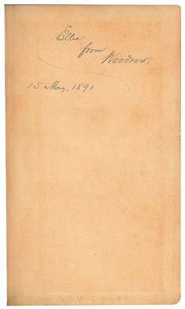 Lot #7083 Woodrow Wilson Signed Books: 'Essays and Poems of Leigh Hunt' - Image 2