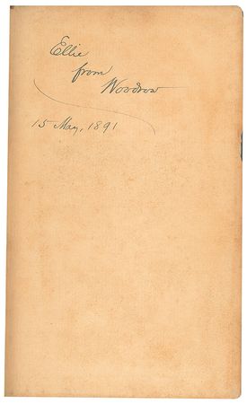 Lot #7083 Woodrow Wilson Signed Books: 'Essays and Poems of Leigh Hunt' - Image 4