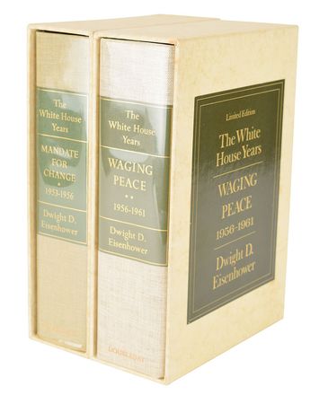 Lot #7108 Dwight D. Eisenhower Signed Books: 'The White House Years' - Image 1