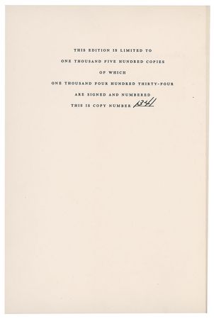 Lot #7108 Dwight D. Eisenhower Signed Books: 'The White House Years' - Image 4