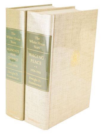 Lot #7108 Dwight D. Eisenhower Signed Books: 'The White House Years' - Image 6