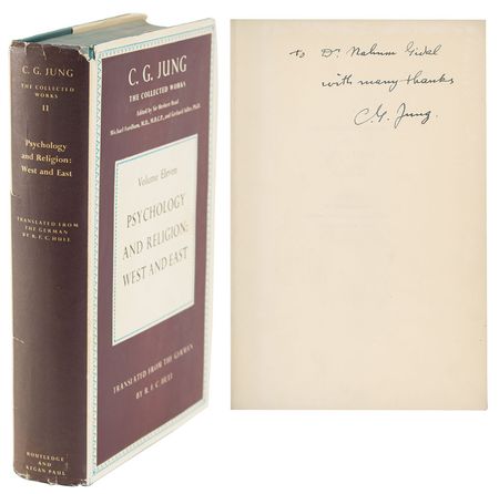 Lot #7397 Carl Jung Signed Book: 'Psychology and Religion: West and East' - Image 1
