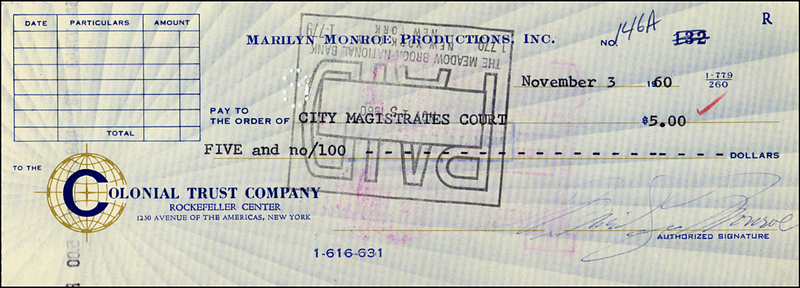 Lot 1212 Marilyn Monroe