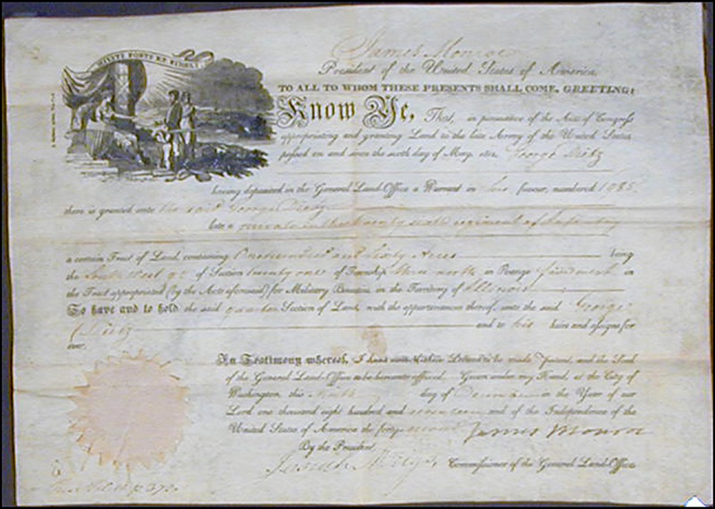 Lot 63 James Monroe