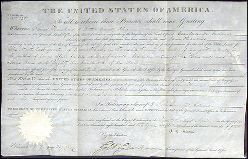 Lot 2 John Quincy Adams