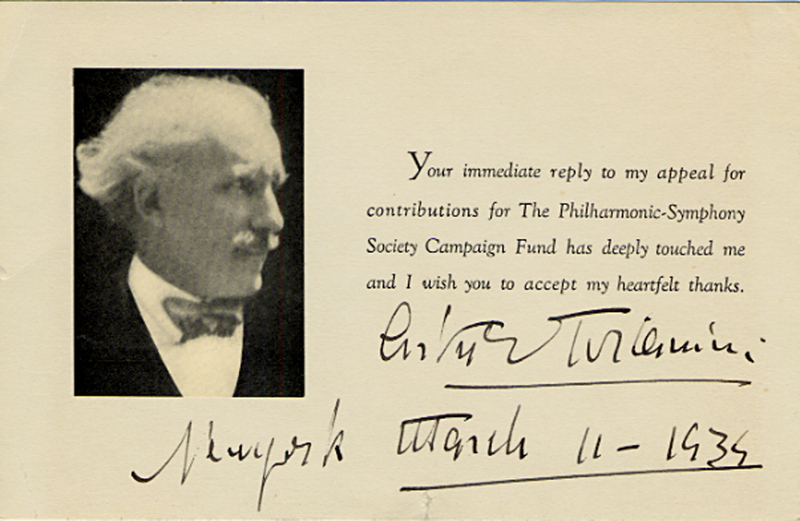 Lot 693 Arturo Toscanini
