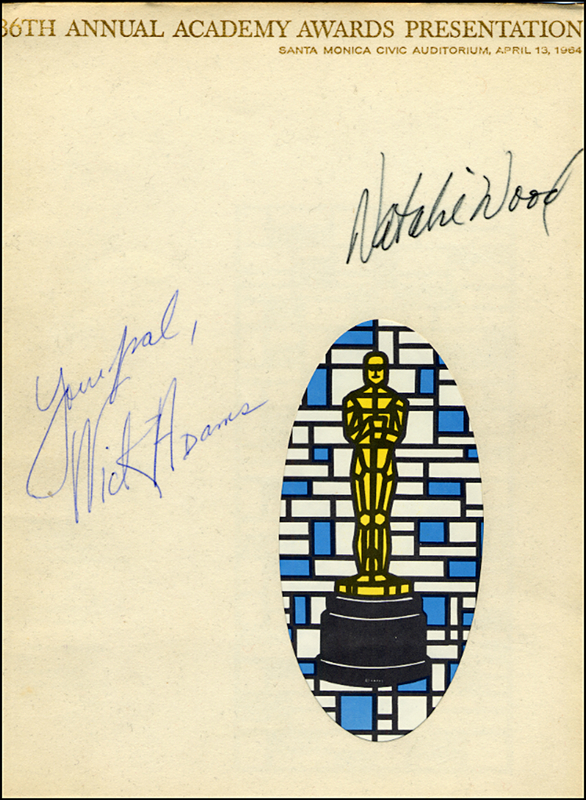 Lot 1403 Natalie Wood and Nick Adams