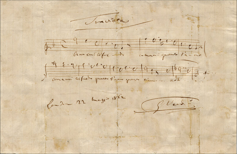 Lot 701 Giuseppe Verdi