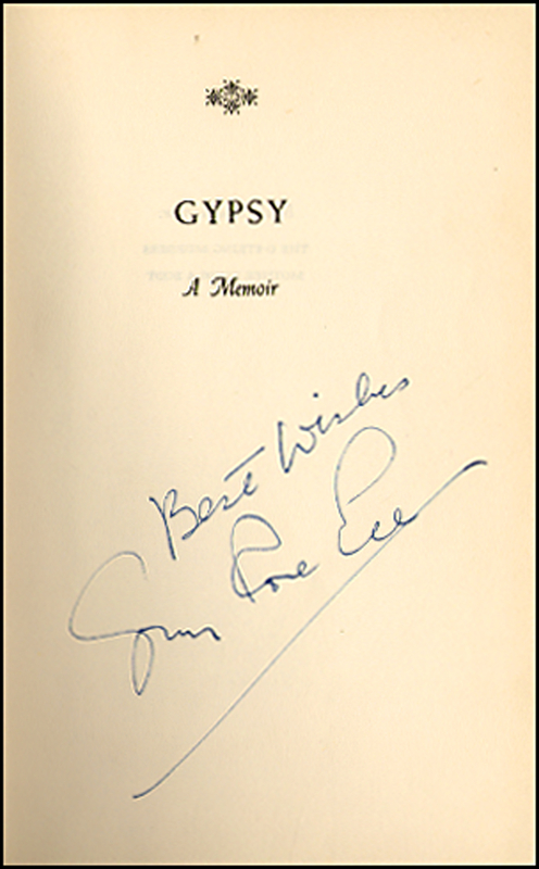 Lot 1161 Gypsy Rose Lee