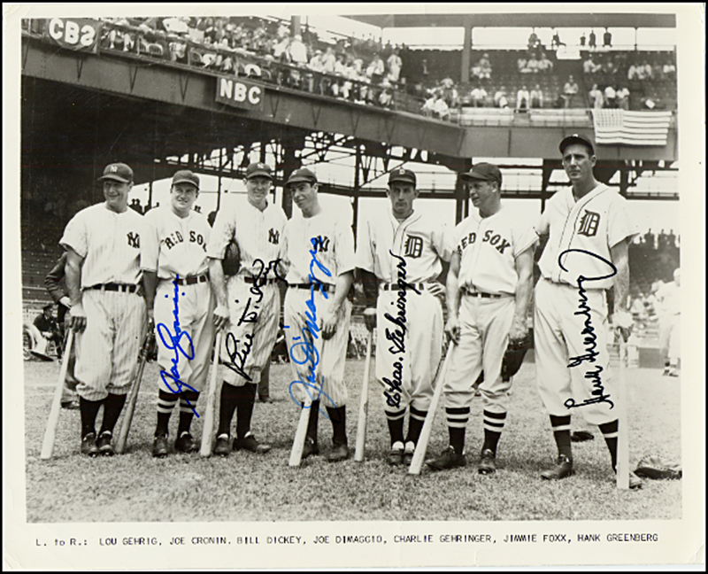 Lot 1428 Baseball All Stars