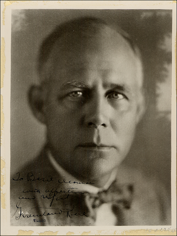 Lot 1484 Grantland Rice