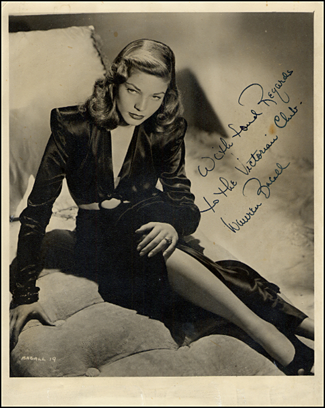 Lot 851 Lauren Bacall