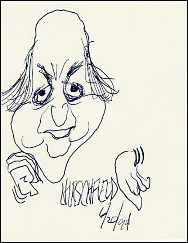 Lot 372 Al Hirschfeld