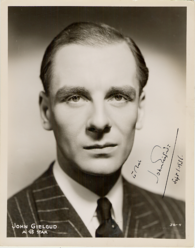 Lot 1037 John Gielgud