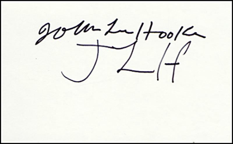 Lot 592 John Lee Hooker
