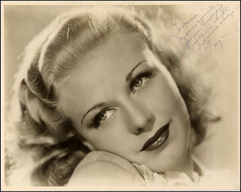 Lot 1297 Ginger Rogers