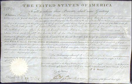 Lot #2 John Quincy Adams