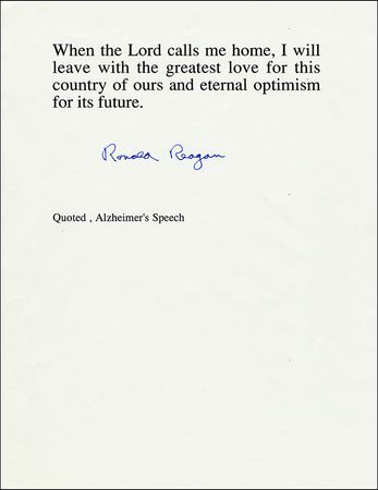 Lot #74 Ronald Reagan