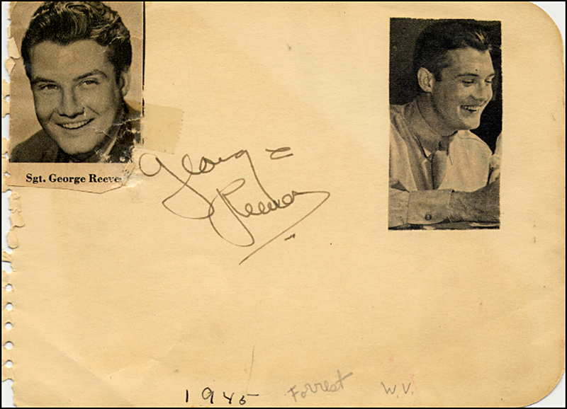 Lot 1837  Superman: Reeves, George