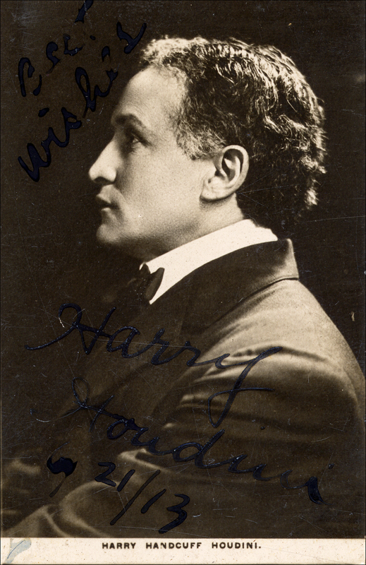 Lot 1356 Harry Houdini
