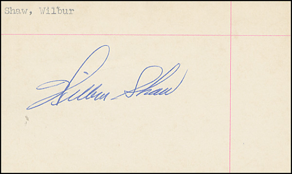 Lot 2180 Wilbur Shaw