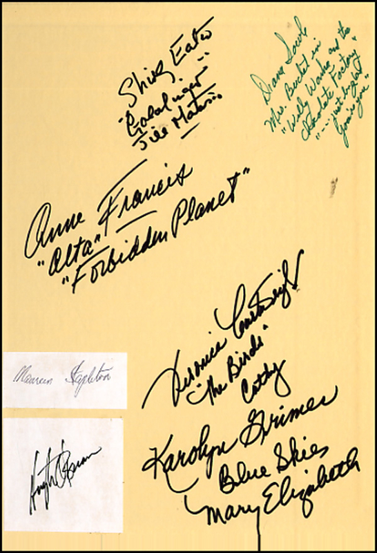 Lot 889  Actors and Actresses