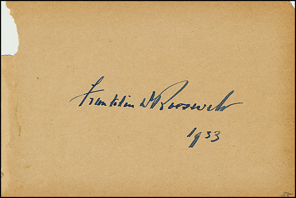 Lot 58 Franklin D. Roosevelt